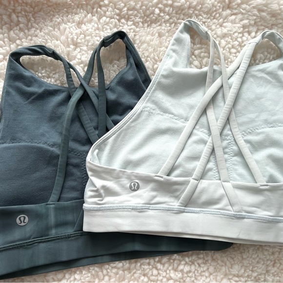 2 lululemon high neck energy bras size 8 - Picture 1 of 2